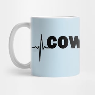 Cowboys heartbeat Mug